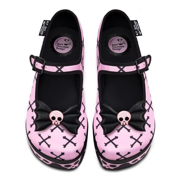Pink Bones Hot Chocolate Mary Jane Platforms - Picture 2 of 5